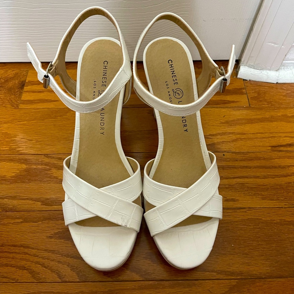Platform heel sandals